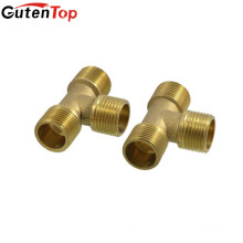 GutenTop High Quality Brass Plumbing Pipe Fittings Brass Male Threaded Equal Tee